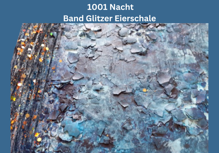 Bilder handgemalt auf Leinwand blau - dunkelblau – Bild 5